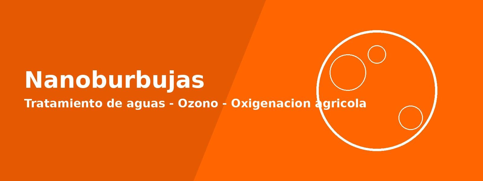 Nanoburbujas y aplicaciones de agua